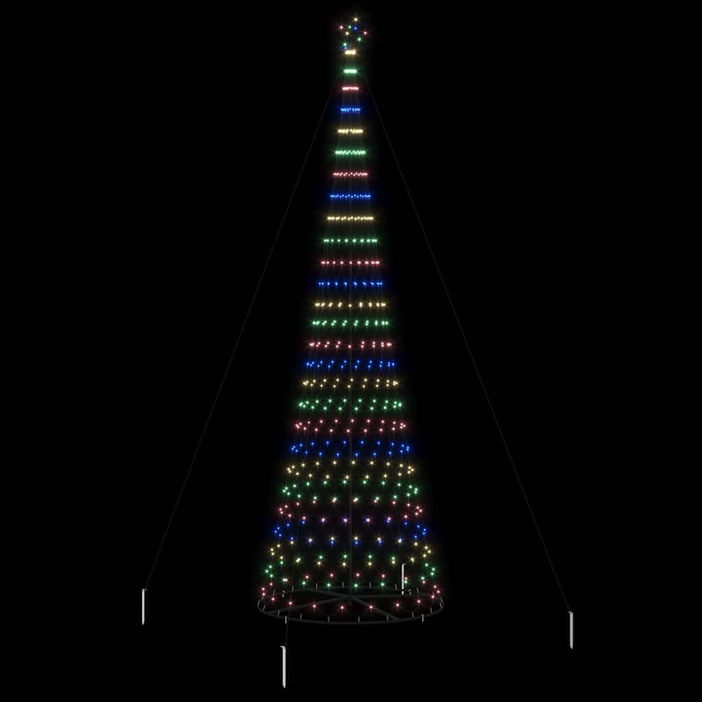 LED Christmas Tree Multicolour 160 x 160 x 500 cm Metal